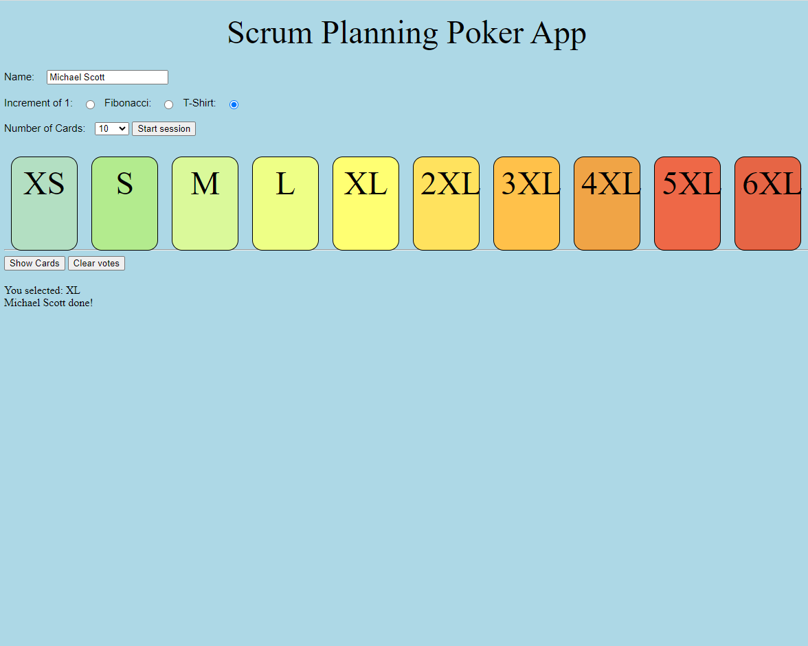 agile scrum project